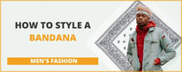 White Paisley Bandana
