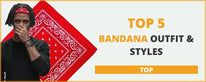 White Paisley Bandana