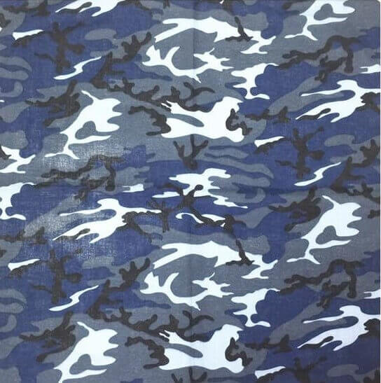 Blue Camo Bandana | RoyalBandana™