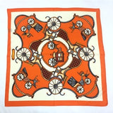 Carriage-Bandana-orange-silk