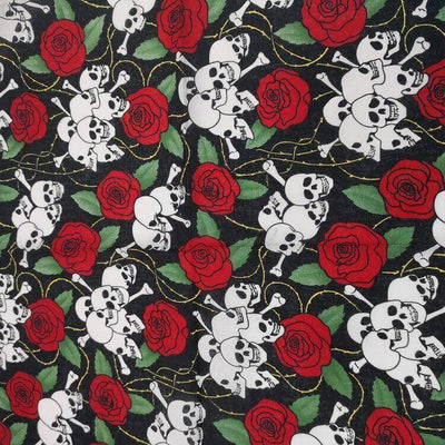 Deadly-Rose-Bandana-print