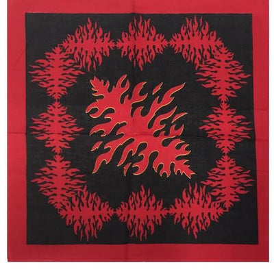 Fire-Bandana-print