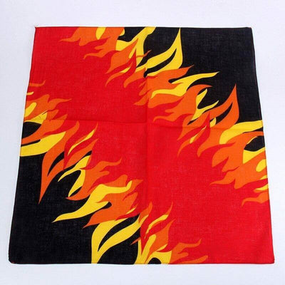 Flame-Bandana-red