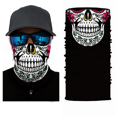 Flowered-Skull-Bandana-style
