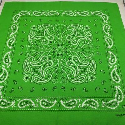 Green Emerald Bandana | RoyalBandana™