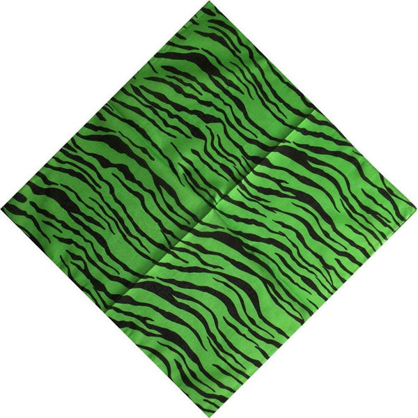 Green-Zebrage-Bandana