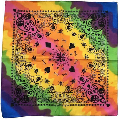 Multicolor-Poker-Bandana-skull