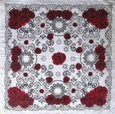 Paisley-Flower-Bandana-print