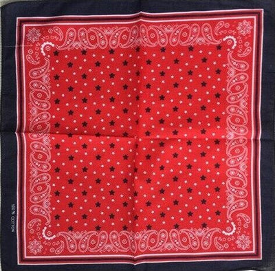 Red-Star-Bandana-print