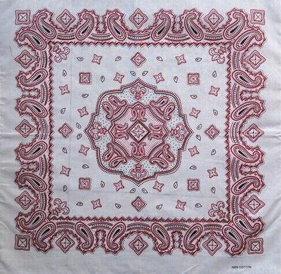 Red-and-White-Bandana-print
