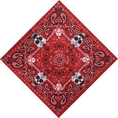 Skull-Bandana-Red