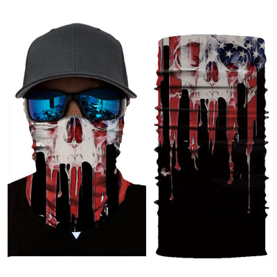Skull-USA-Bandana-style