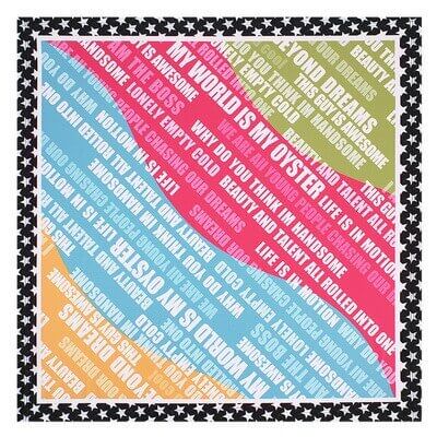 Words-Bandana-multicolor